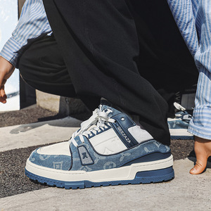 Chaussures de skate plates de luxe de créateur, baskets décontractées tendance pour hommes, chaussures de marche décontractées d'extérieur pour jeunes, pour femmes et hommes - Product Image 2