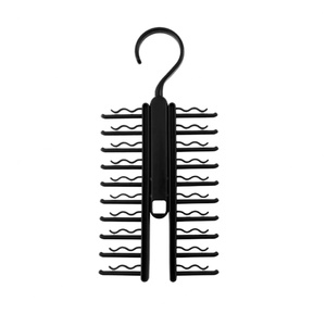 Support mural multifonctionnel en plastique non pliable pour cravates et ceintures, organisateur d'épices, porte-foulards et crochets de rangement - Product Image 1