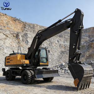 Excavatrice YT-80 avec godet de 0,35 m³ utilisée pour les travaux de terrassement rapides dans l'ingénierie municipale et la construction de terres agricoles, pelle de 8 tonnes - Product Image 6