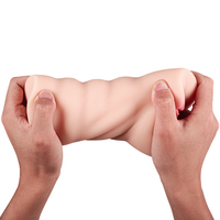 Masturbateur masculin en silicone, moule inversé réaliste de vulve et fesses, Godet de masturbation pour homme, Outils de masturbation en gros pour hommes