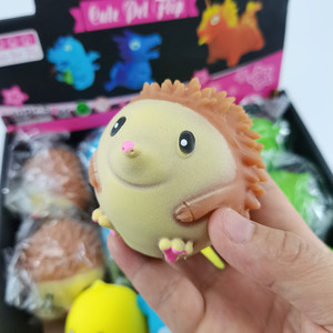 Jouets anti-stress de décompression en TPR de haute qualité, design animaux (grenouille, oiseau, hérisson), promotionnels pour enfants, garçons et filles - Product Image 4