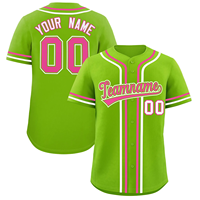 Desain Jersey Bisbol Kustom Nomor Nama Cetak Klasik Kaos Softball Pria Wanita Seragam Tim Pemuda Hadiah Liburan