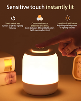 Lampe d'intérieur intelligente pour la maison, bureau de cadeaux pour bébés et enfants, veilleuse LED de chevet dans la chambre à coucher avec port USB pour bébés et enfants
