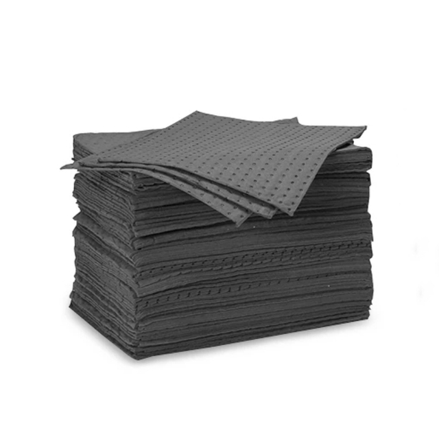 Universal Eco-Friendly 100pcs PP Absorbent Pad Sheets New Industrial Oil Fuel Spill Cleanup for Automotive Environmentally