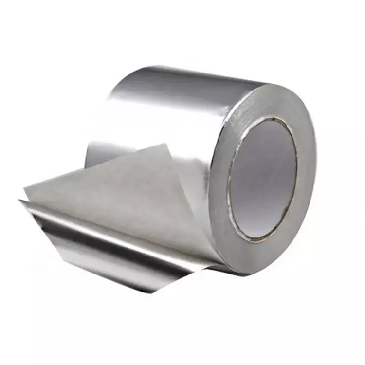 Food Grade 1235 Aluminum Foil Hiny Silver Aluminum Foil Paper For Cigarette Packaging