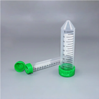 Tube à centrifuger jetable de 15 ml et 50 ml avec couvercle pratique, tube à centrifuger facile à ouvrir 9400xg