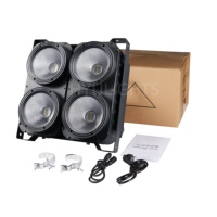 Projecteur LED COB en aluminium 4x100W 4 yeux RGBWA+UV, contrôle DMX512, éclairage pour scène, discothèque, fête, mariage, effet lumineux