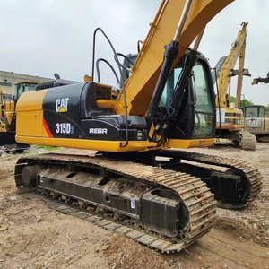 รถขุดไฮดรอลิกตีนตะขาบ Caterpillar CAT 315D2 สีเหลือง 13 ตัน เครื่องยนต์ C4.4 แท้ ชั่วโมงการทำงานต่ำ เครื่องจักรก่อสร้าง - Product Image 5
