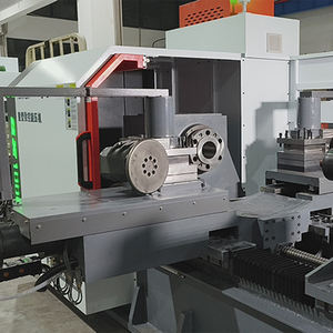 Robusta máquina de torno de hilado de metal CNC automática de bajo costo de producción - Product Image 5