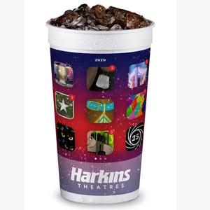 Vasos para Bebidas de Cine, Vaso Térmico para Cine, Vaso de 32oz para Estadio con Tapa y Pajita - Product Image 3