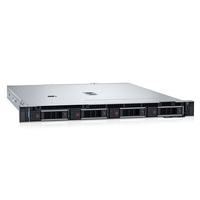 خادم رفوف Dell أحادي المعالج PowerEdge R360 مع لوحة خادم تدعم ذاكرة DDR5 بسعة 16 جيجابايت، خادم رفوف 1U