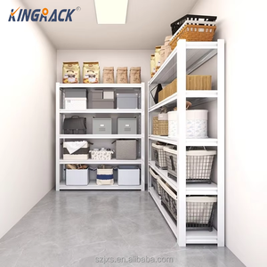 כבד חובה 5-שכבה מובלת פלדה מזון אחסון מטבח מתלה 250 ק "ג קיבולת עומס לכל מדף עומד סוג עומד מתכוונן - Product Image 2