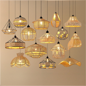 Lampada <span class=keywords><strong>a</strong></span> <span class=keywords><strong>Sospensione</strong></span> LED Moderna per Interni, Lampadario in Corda di Canapa Intrecciata per Casa e <span class=keywords><strong>Camera</strong></span> <span class=keywords><strong>da</strong></span> <span class=keywords><strong>Letto</strong></span> - Product Image 2