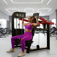Station de musculation robuste Cheernin Deltoid Isolator 440 LBS avec presse bioc mécanique améliorée