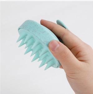 0.19 $ Activités de septembre Shampooing en silicone Masseur de tête <span class=keywords><strong>Brosse</strong></span> de massage du cuir chevelu pour la croissance des cheveux pelliculaires - Product Image 3