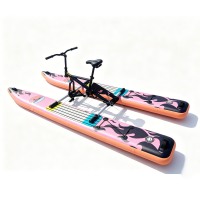 Vélo aquatique gonflable pliable léger, pédalo portable pour une personne, vélo de mer avec livraison DDP