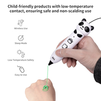 Stylo d'impression 3D personnalisé, design panda, dessin éducatif, doodler, stylo d'art 3D, jouet créatif pour enfants, garçons et filles