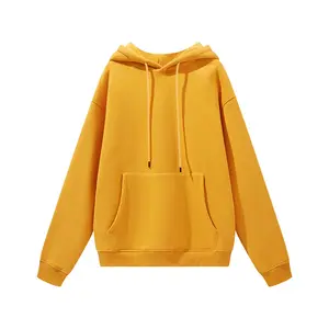 Yüksek kalite özel Logo pamuk kapüşonlu kazak premium ağır polar boy hoodie erkek hoodies
