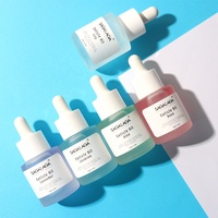 Flacon compte-gouttes 20 ml en verre dépoli pour huile à cuticules SAGALAGA, parfum fruité, logo personnalisé OEM, soin naturel des ongles, vente en gros, stock disponible