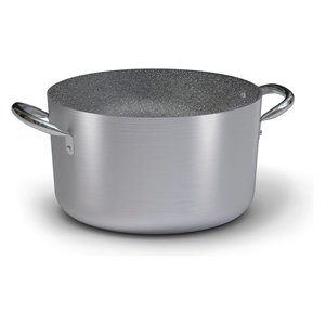 Casseruola Alluminio antiaderente (28cm) PROFESSIONALE SERIE 6900 Alluminato e Nero 6918 28 - Product Image 1