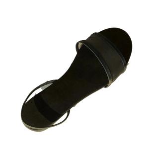 Sandalias planas de cuero genuino con una tira y malla para mujer, de punta abierta y redonda, 2 en 1, a la moda, versátiles, tipo chancla, novedad de verano 2026 - Product Image 5