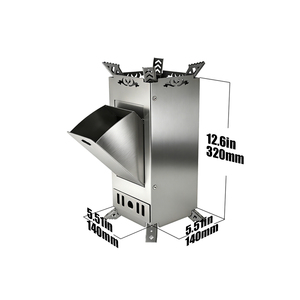 <span class=keywords><strong>Estufa</strong></span> de Leña para Acampar al Aire Libre, de Alta Eficiencia y Ahorro de Combustible, Personalizable de Fábrica - Product Image 6