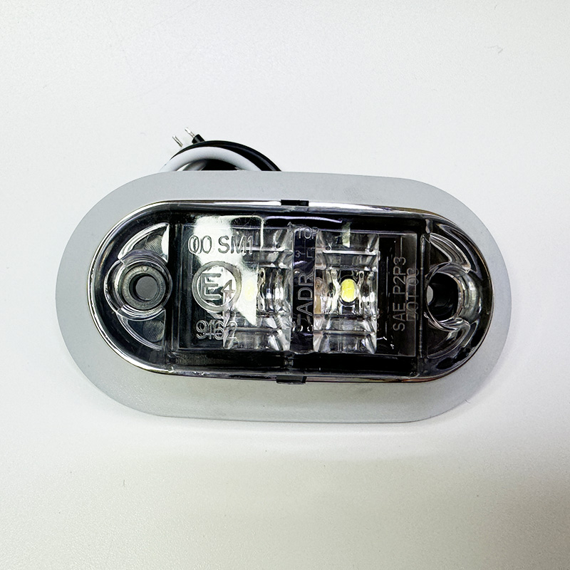 LEDs ambre et rouge + lentille transparente