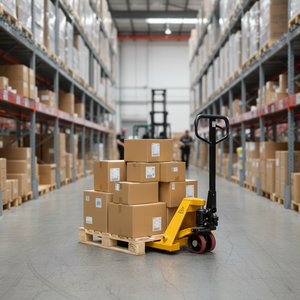 รถยกพาเลทแบบแมนนวล 2 ตัน 3 ตัน <span class=keywords><strong>5</strong></span> ตัน รถยกพาเลทแบบมีล้อ สำหรับคลังสินค้า ก่อสร้าง ความมั่นคงสูง เครื่องมือขนย้ายแบบใช้มือ - Product Image 2