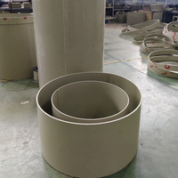 Tuyau de ventilation rectangulaire en PP, conduit d'évacuation en plastique chimique, tuyau industriel anti-corrosion pour le traitement des gaz résiduels