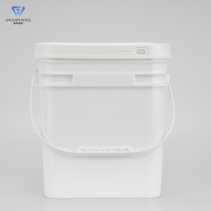 10L Heavy Duty vuông Xô Nhựa với nắp cấp thực phẩm <span class=keywords><strong>container</strong></span> cho công nghiệp chất lỏng & bao bì thực phẩm - Product Image 2