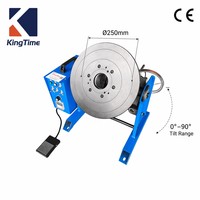 Schweißdrehtisch 50kg Flanschpositionierer Drehtisch Rotationsplattform mit 0,6-3,2 U/min Rotationsgeschwindigkeit Herkunft China