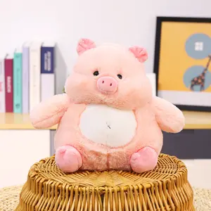 Cheap Wholesale Soft Cute Fat Plush Panda Pig Penguin Stuffed Animal Toys