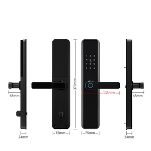 Serrure de porte intelligente numérique électronique Wi-Fi GL-D1 à empreinte digitale avec application Tuya, prix usine - Product Image 4