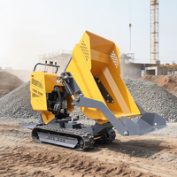 Mini-dumper chenillé de 870 kg, fourni par l'usine chinoise