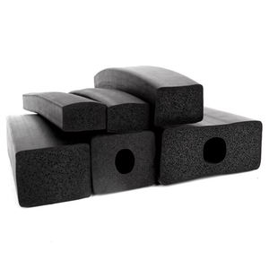 Уплотнительная лента из вспененного каучука EPDM на U-образном профиле — кислото- и щелочестойкая, износостойкая, плотное уплотнение, с услугой нарезки - Product Image 6