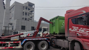 Carretilla elevadora de plataforma alta para carga eficiente de automóviles en maquinaria de tratamiento de residuos Elevador de gancho - Product Image 3