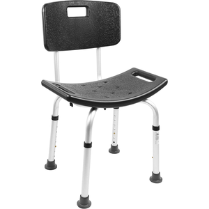PEPE P30003 Adjustable <b>Shower</b> <b>Chair</b> for Seniors with Backrest - Product Image 3