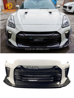 Meilleure vente d'origine pour Nissan GTR GTR35 pare-chocs avant lèvre kit carrosserie assemblage fibre de carbone TS style barre avant pare-chocs avant
