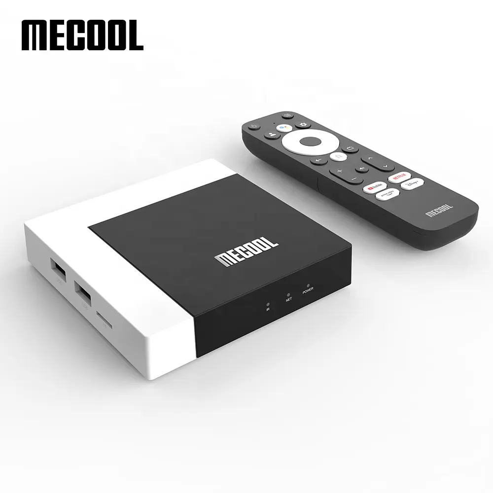 MECOOL KM7 Plus Android 11 Amlogic S905Y4 2GB 16GB Youtube 4K Paly Store AndroidSTBメディアデバイスボックス (TVセットトップボックス用)