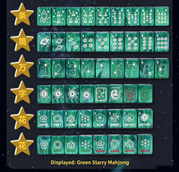 Jeu de Mahjong américain, 166 tuiles, ciel étoilé, jeu de Mahjong en acrylique, 7 couleurs au choix pour les règles NMJL