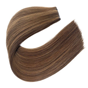 2025 nouveau <span class=keywords><strong>blond</strong></span> cendré et <span class=keywords><strong>blond</strong></span> <span class=keywords><strong>doré</strong></span> Invisible génie trame Double dessiné vierge cuticule Remy cheveux - Product Image 5