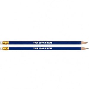 Crayons promotionnels personnalisés avec logo pour entreprise, crayons en bois pour l'école, fabriqués en Chine - Product Image 1