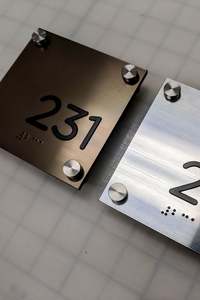 Brandnewsign multifunzionale ADA Wayfinding segni in metallo ADA segni in legno ADA segni con l'alta qualità - Product Image 5