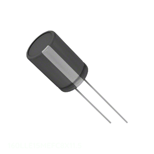 ตัวเก็บประจุแบบรูทะลุ (Through Hole) ยี่ห้อ Manufacturer Channel รุ่น 15uF CAP ALUM 15UF 20% 160V RADIAL TH ขนาด 160LLE15MEFC8X11.5 - Product Image 1