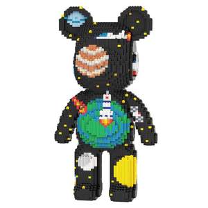 Bloques de Construcción de Oso de Dibujos Animados Bearbrick de 43 cm, Juguete de Bloques de Construcción, Decoración del Hogar al por Mayor, Figuras de Acción de Anime, <span class=keywords><strong>Mini</strong></span> Figuras Mágicas de Plástico ABS - Product Image 1