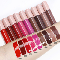 Cosmétiques véganes en gros, gloss à lèvres rose clair nude, fournisseur, logo personnalisé, gloss à lèvres pailleté, gloss à lèvres en marque privée