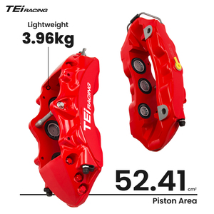 Kit Freni TEI P60NS con Pinza a 6 Pistoni e Disco <span class=keywords><strong>Freno</strong></span> in Ceramica al Carbonio R18 R19 per <span class=keywords><strong>BMW</strong></span> E36 E46 F30 G20 E60 E82 <span class=keywords><strong>E87</strong></span> - Product Image 3