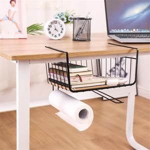 Étagère murale en métal moderne pour hôtel, pour armoire de cuisine avec panier suspendu et compartiment - Écologique - Product Image 3