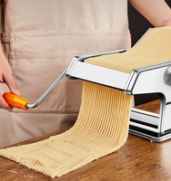 Machine à pâtes manuelle pour la maison, petite presse à nouilles multifonctionnelle, rouleau à pâte, outil pour faire des enveloppes de raviolis, des enveloppes de wontons