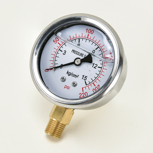 เกจวัดแรงดันน้ำมันแบบอนาล็อก YN60 ขนาด G 1/4 แบบ Radial พร้อมเกลียวแบบ Imperial - Product Image 4